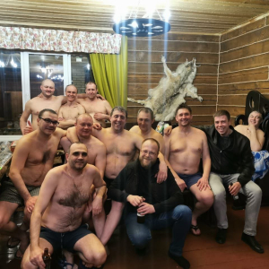 Корпоратив в русской бане/сауне
